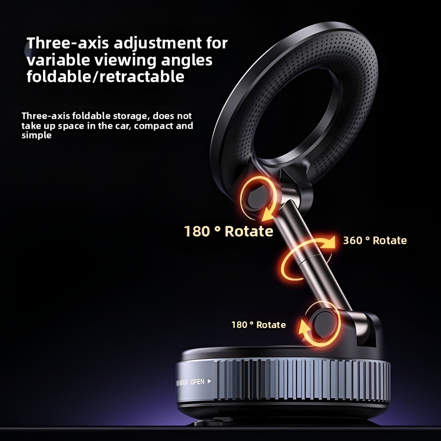 Vacuum Magnetic Phone Holder