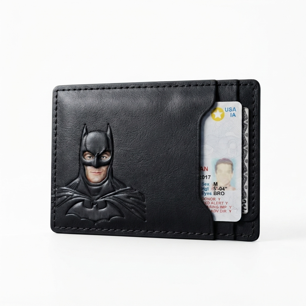 Batman ID Leather Wallet