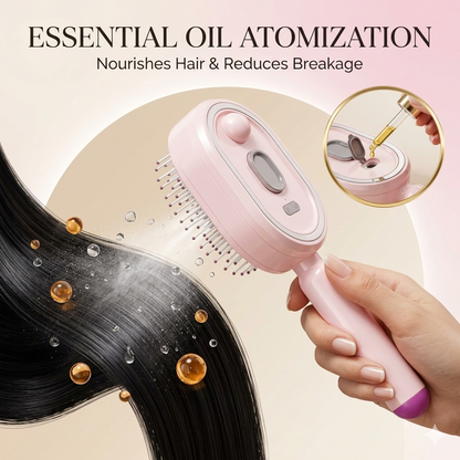 Electric Spray Oil Massage Hair Comb